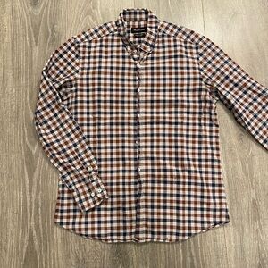 Massimo Dutti Multicolor Plaid Button-Down Shirt